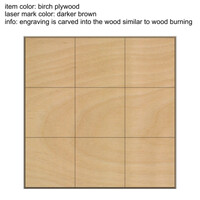 Set of 9 Wood Squares