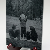 Custom Engraved 4" x 6" Marble Tile